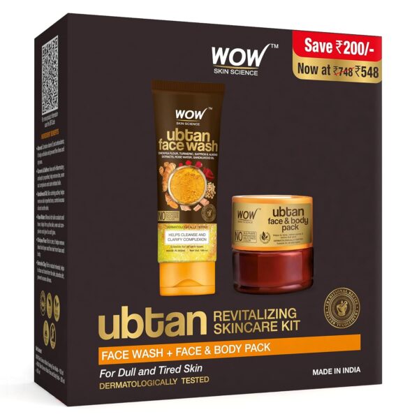 WOW Skin Science Ubtan Glowing Skincare Kit